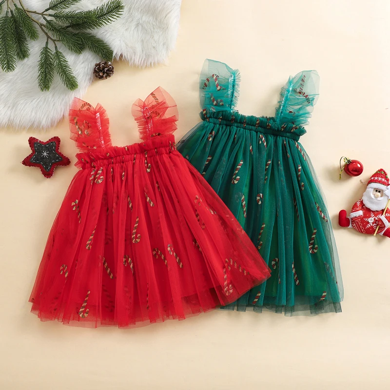 Vestido Infantil Tule Natal