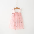 Vestido Infantil Tule Estrelinhas