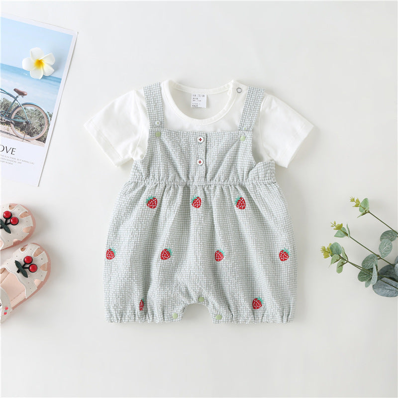 Conjunto Infantil Feminino Verão Moranguinhos