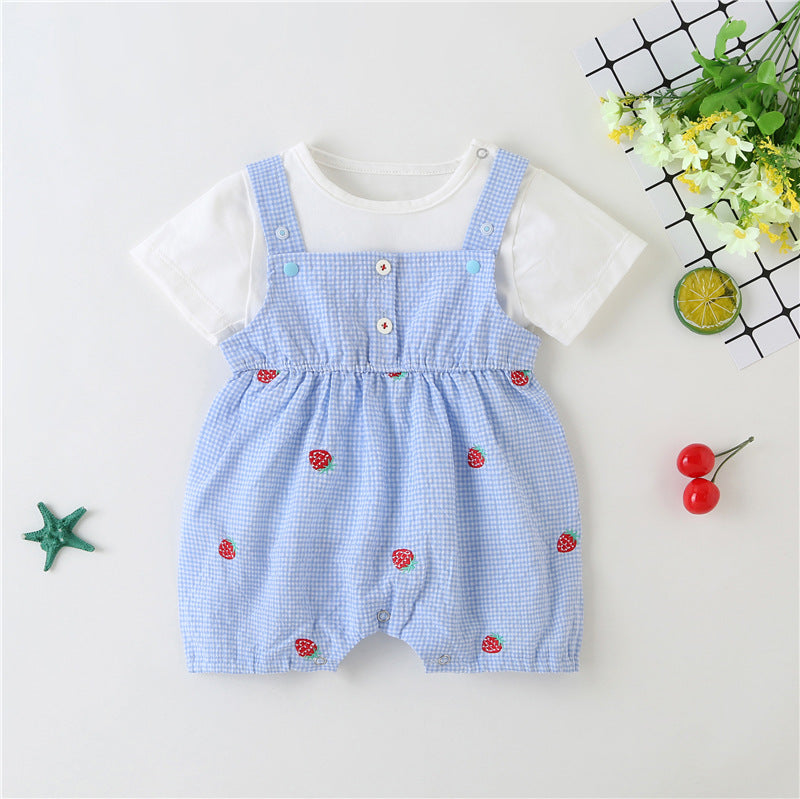 Conjunto Infantil Feminino Verão Moranguinhos