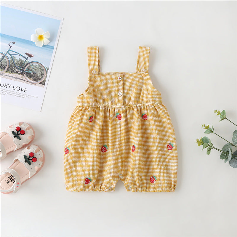 Conjunto Infantil Feminino Verão Moranguinhos