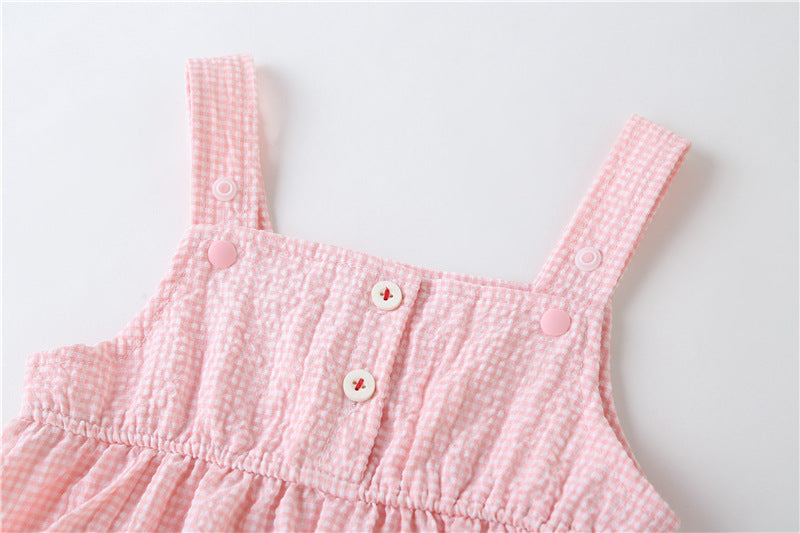 Conjunto Infantil Feminino Verão Moranguinhos