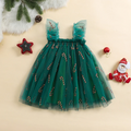 Vestido Infantil Tule Natal