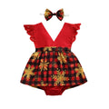 Vestido Infantil Natalzinho + Faixa