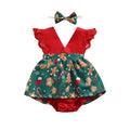 Vestido Infantil Natalzinho + Faixa