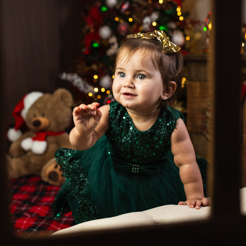 Vestido De Natal Brilhante