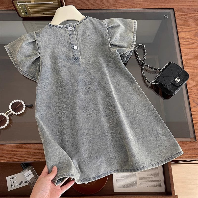 Vestido Infantil Jeans