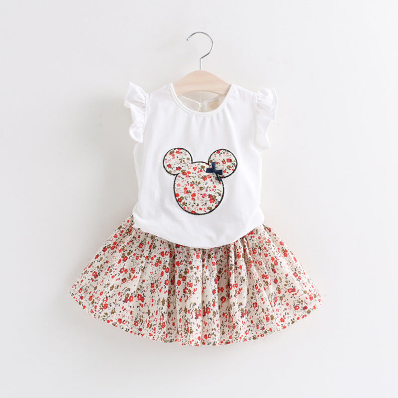 Conjunto Infantil Verão Florzinhas