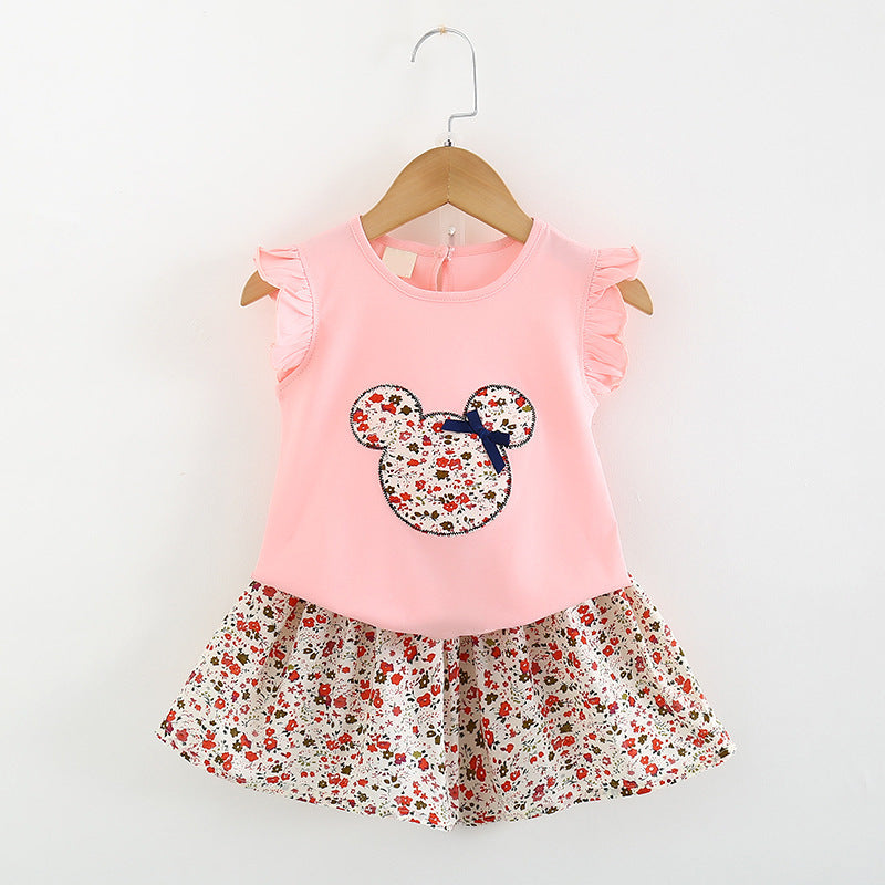 Conjunto Infantil Verão Florzinhas