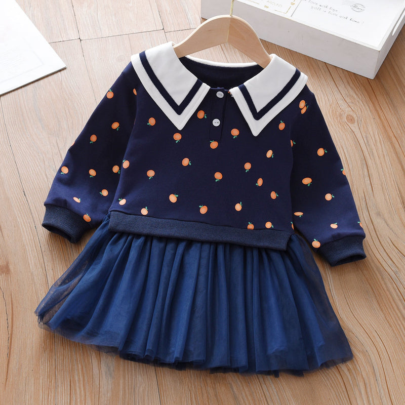 Vestido Infantil Gola Frutinhas