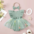 Body Infantil Feminino Lacinhos Florzinhas