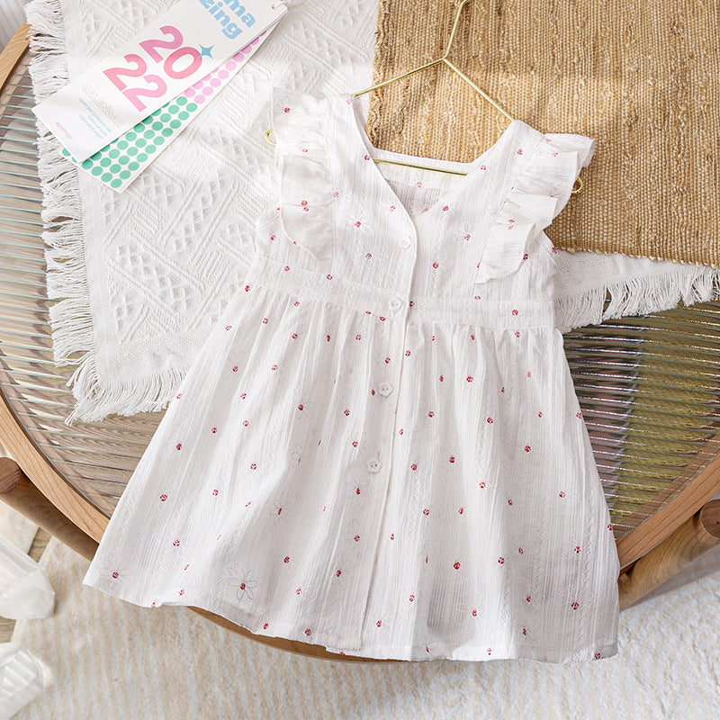 Vestido Infantil Verão Florzinhas