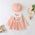 Vestido Infantil Florzinhas Manga Longa