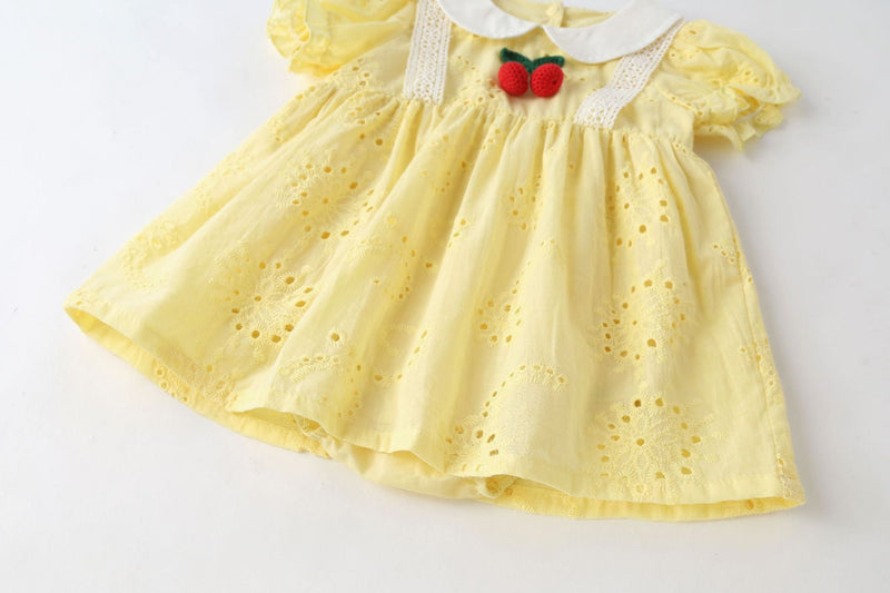 Vestido Infantil Lese Cerejinha