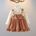 Vestido Infantil Florzinhas Ursinho