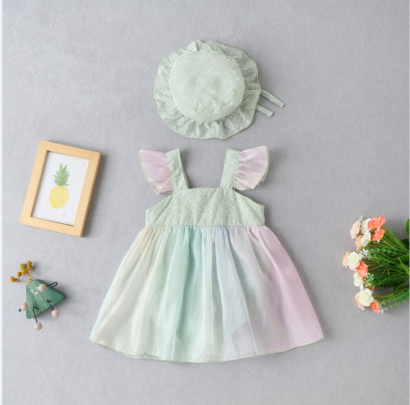 Vestido Infantil Colors Sereia