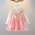 Vestido Infantil Florzinhas Ursinho