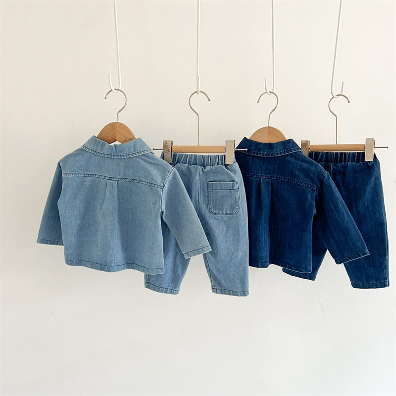 Conjunto Infantil Jeans Bolsinhos