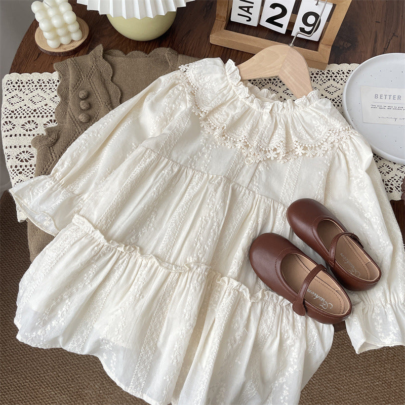 Vestido Infantil Renda Golinha