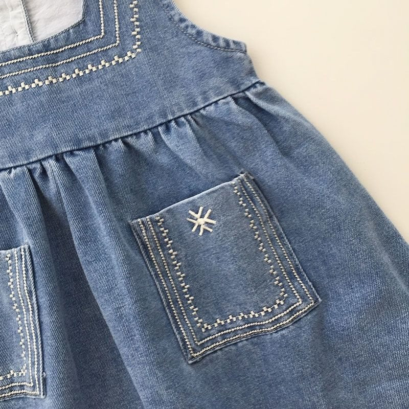 Conjunto Infantil Bordadinho e Jeans