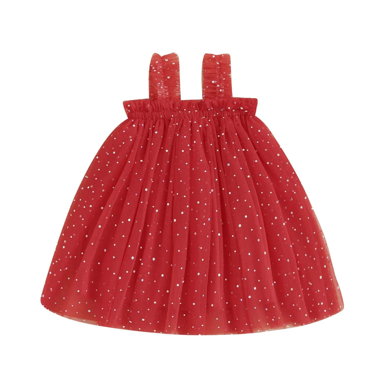 Vestido Infantil Natal Tule Alçinha