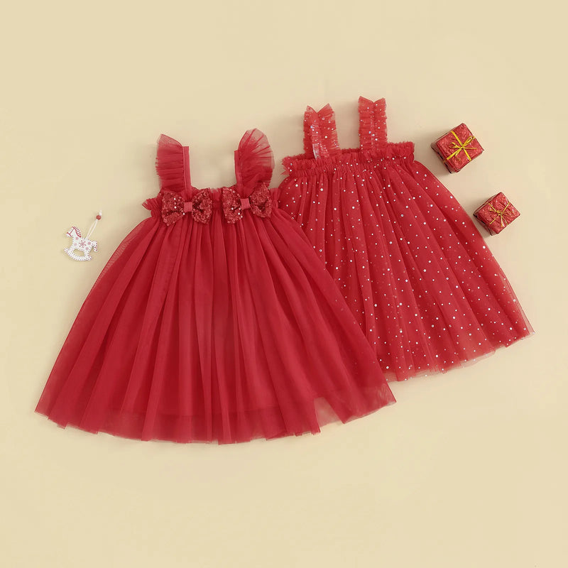 Vestido Infantil Natal Tule Alçinha