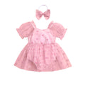 Body Infantil Feminino Corações + Lacinho