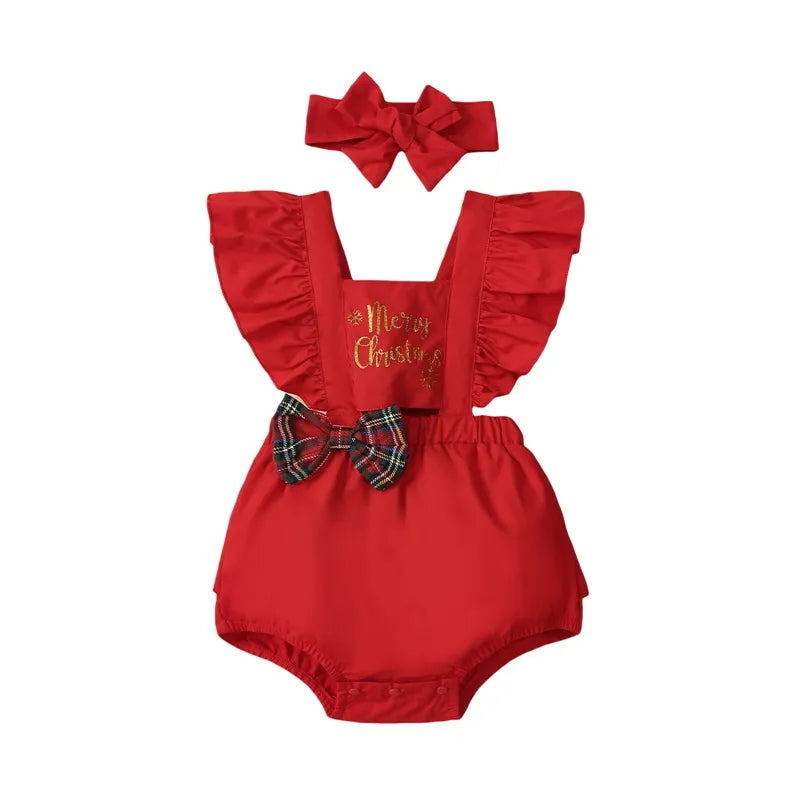 Body Infantil Feminino Natal Laçinho