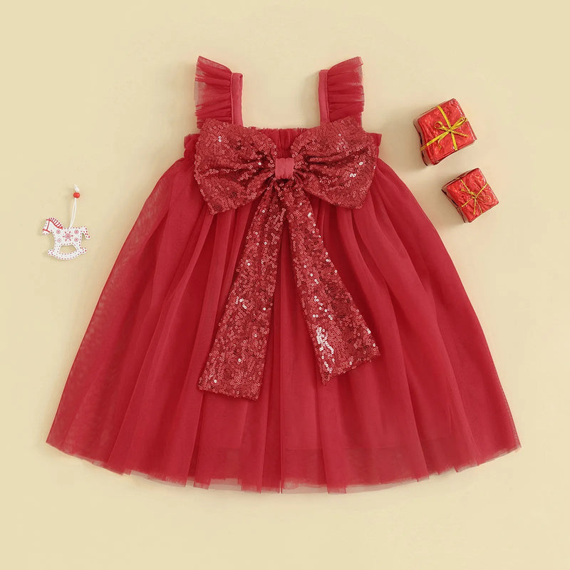 Vestido Infantil Natal Tule Alçinha