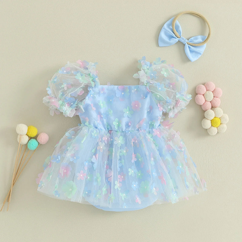 Body Feminino Infantil Florzinhas