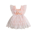 Vestido Infantil Borboletinhas e Tule