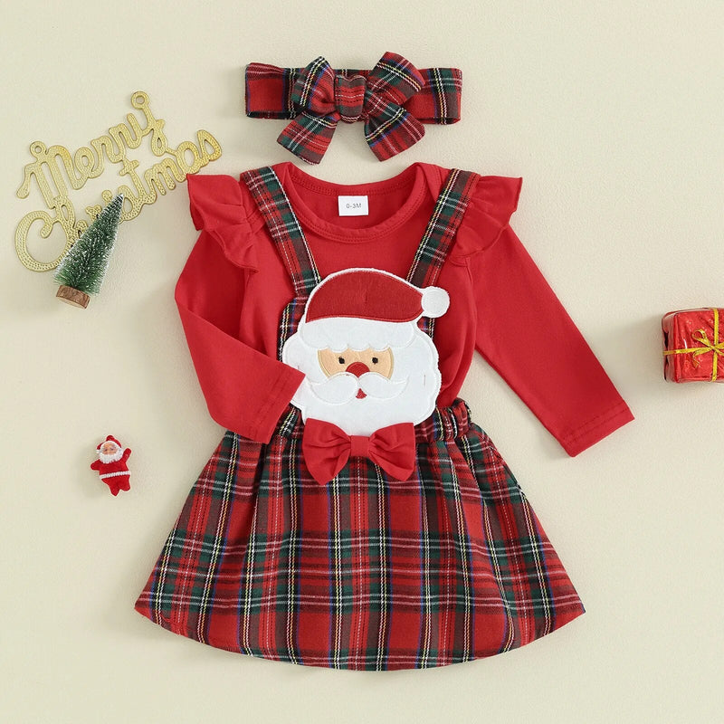 Conjunto Infantil Xadrez Natal + Faixa