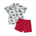 Conjunto Infantil Masculino Natal Dino