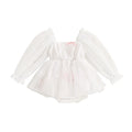 Body Infantil Feminino Tule Borboletinhas