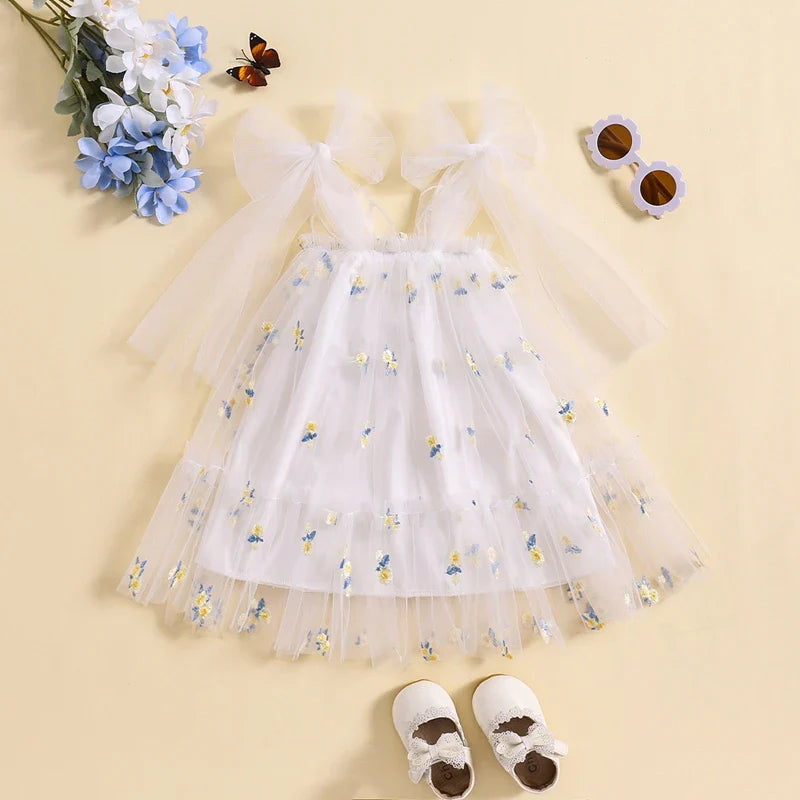 Vestido Infantil Bordado Asinha