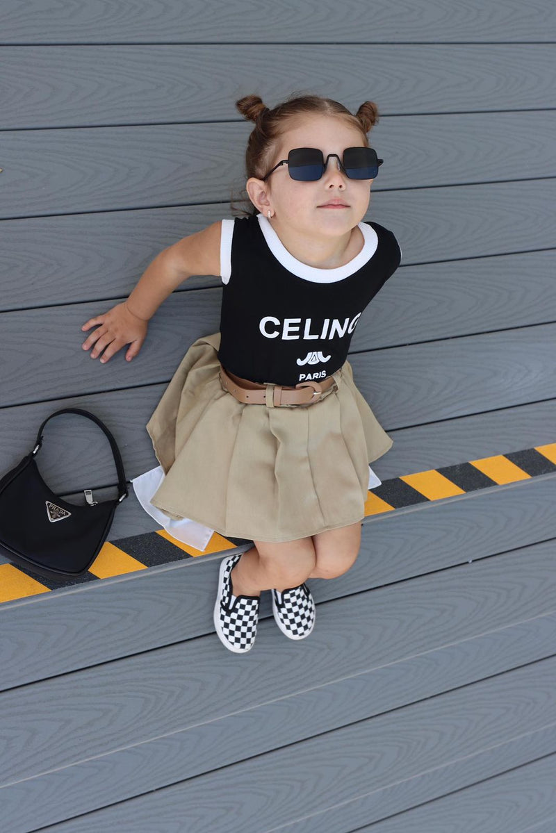 Conjunto Infantil Feminino Celing Paris