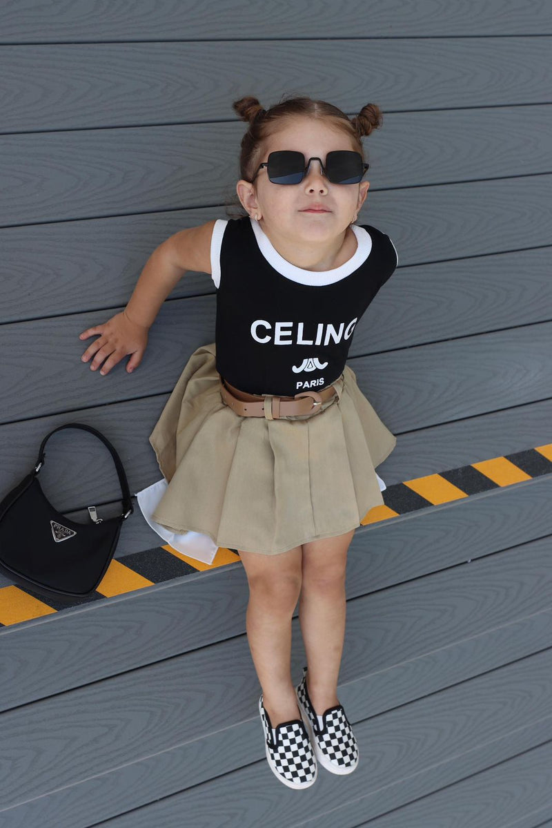 Conjunto Infantil Feminino Celing Paris