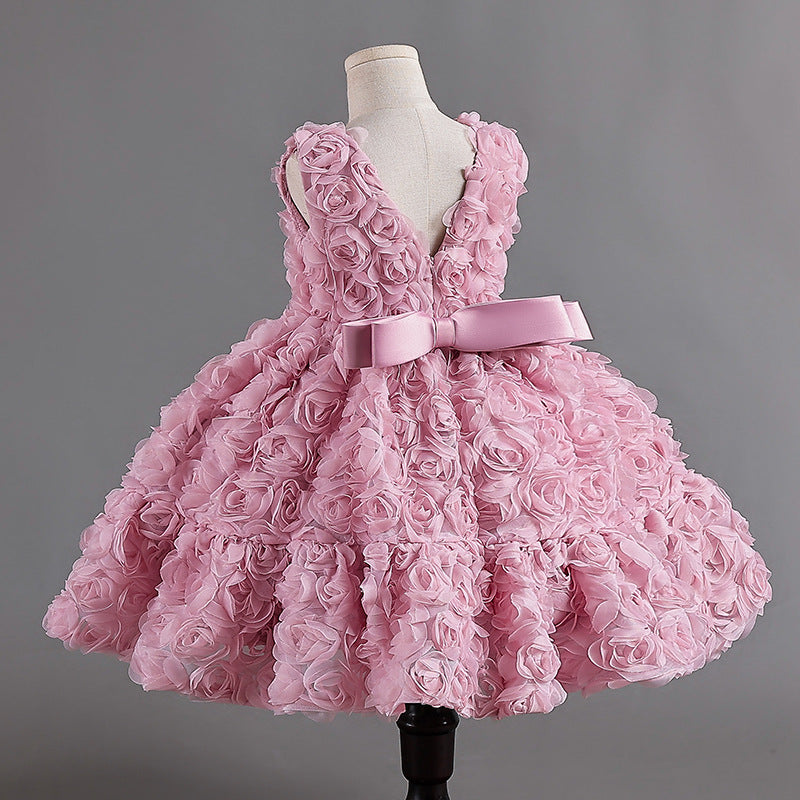 Vestido Infantil Flores