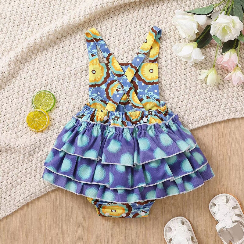 Body Infantil Feminino Azul