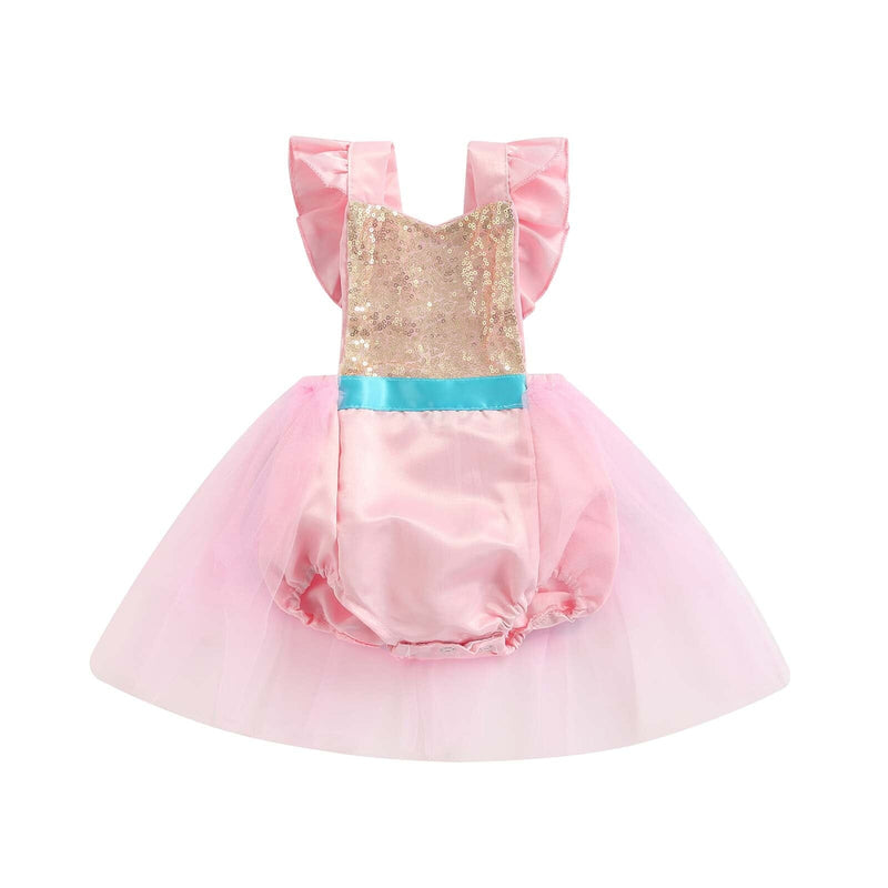 Body Infantil Feminino Brilho e Tule