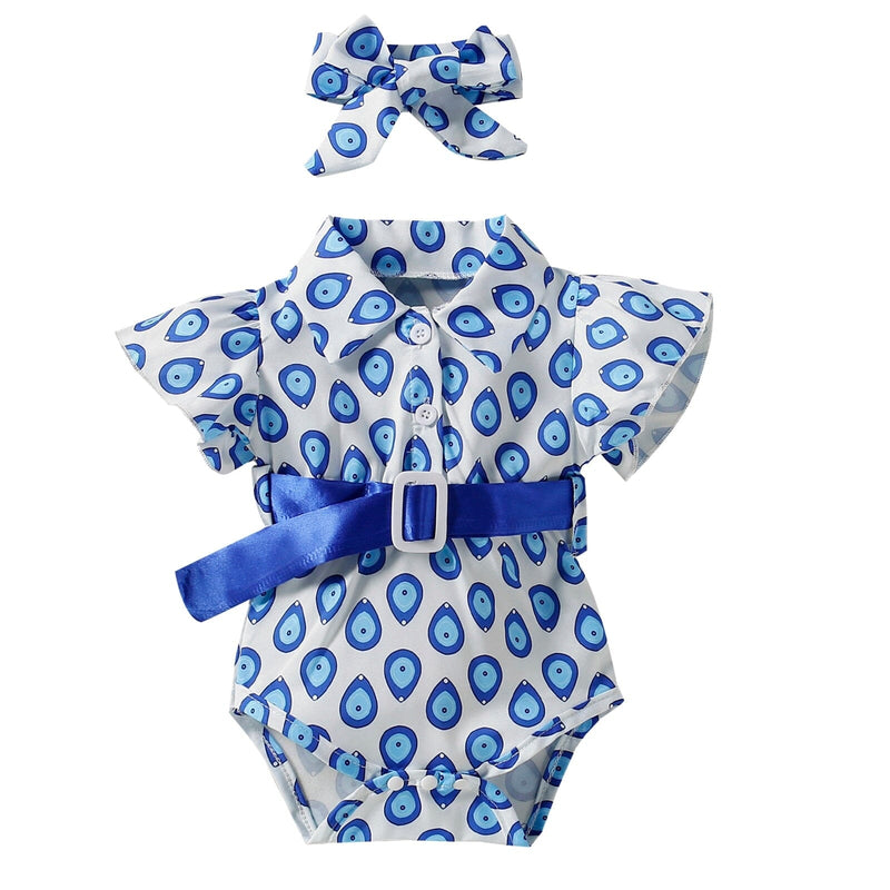 Body Infantil Feminino Cinto + Faixa