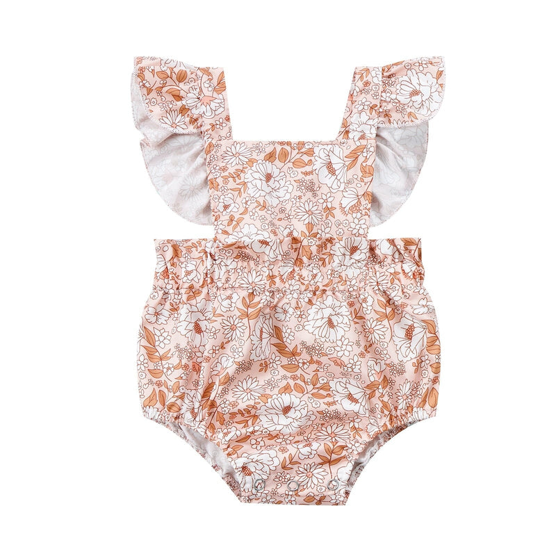 Body Infantil Feminino Concha/Floral