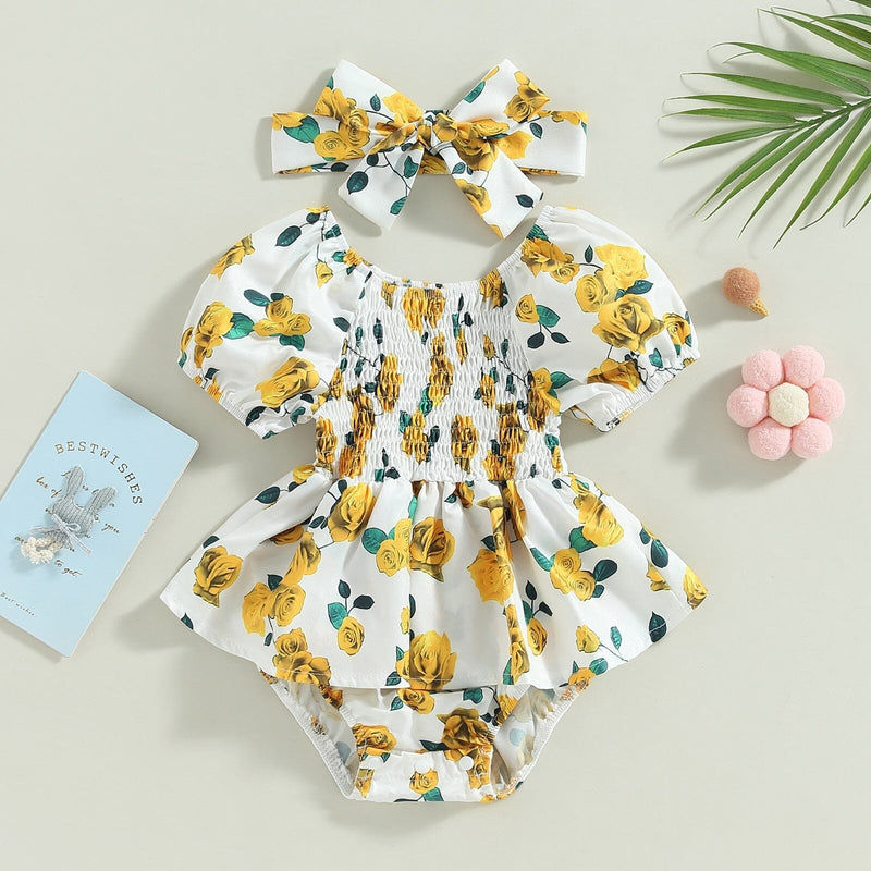 Body Infantil Feminino Estampas + Faixa