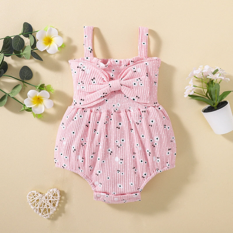 Body Infantil Feminino Faixa Floral