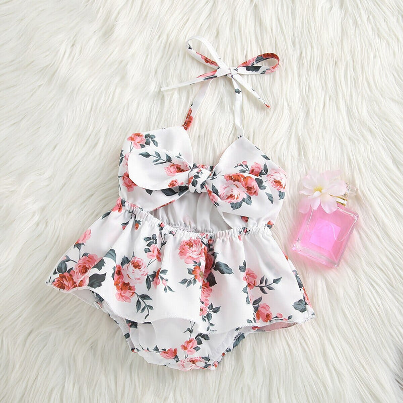 Body Infantil Feminino Floral