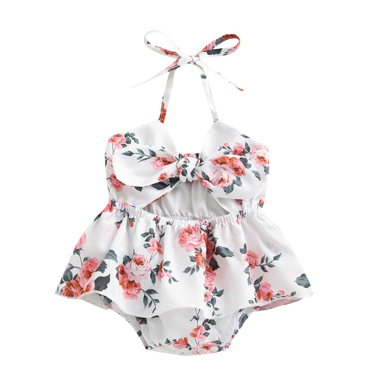 Body Infantil Feminino Floral