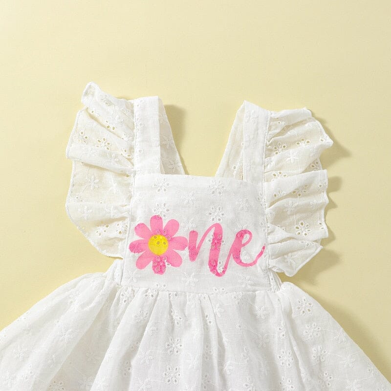 Body Infantil Feminino Florzinhas Lese + Tiara