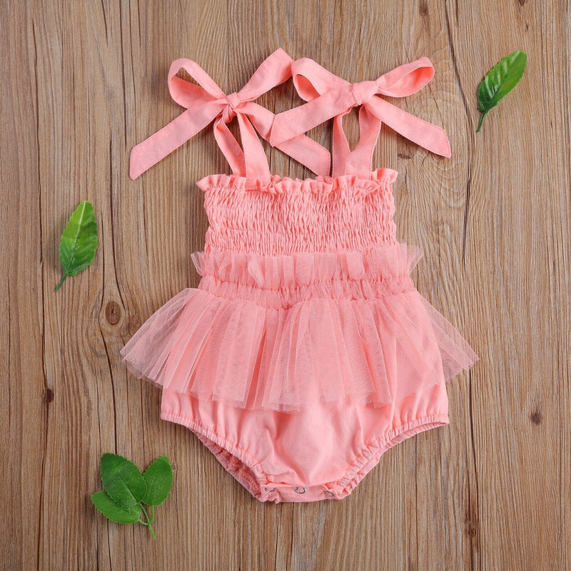 Body Infantil Feminino Latex Tule