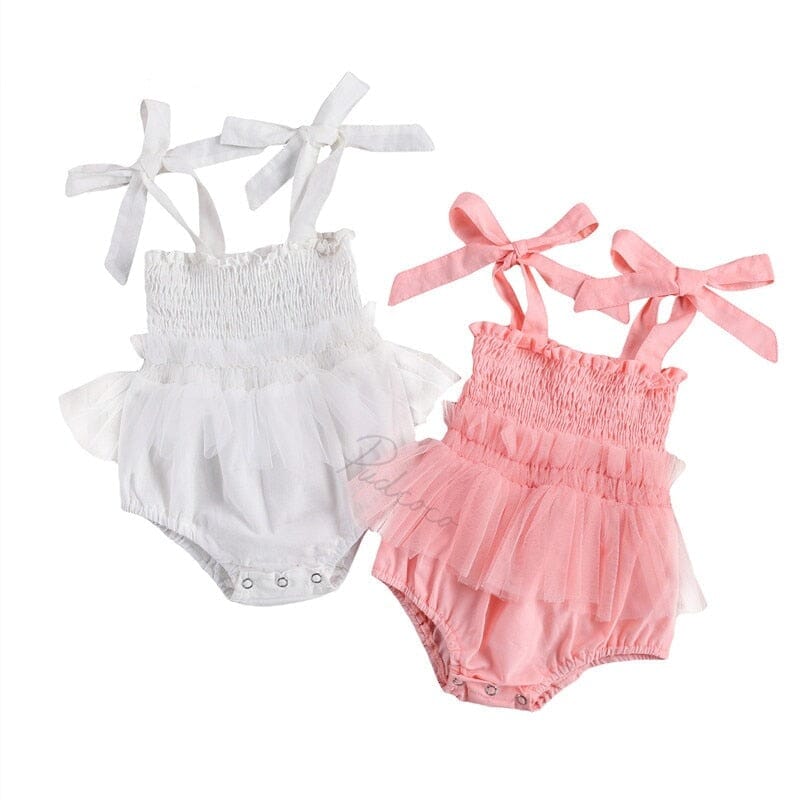 Body Infantil Feminino Latex Tule