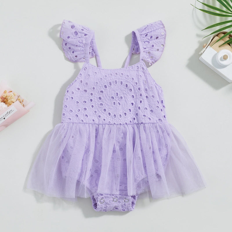 Body Infantil Feminino Lese Saia Tule